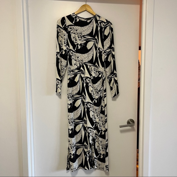 Reformation Celeste Dress Persephone Print Size 4 (Sold Out Online) - Picture 3 of 7